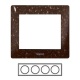 4-rámik, corian cocoa brown 771704