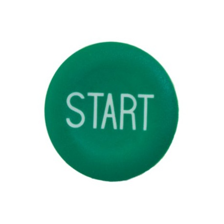 Hmatník so symbolom "START", zelený
