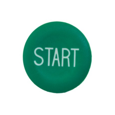 Hmatník so symbolom "START", zelený