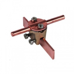 Pripojovacia svorka Rd 7-10mm pre vodič/plech o hrúbke 0,7-6mm, červený bronz