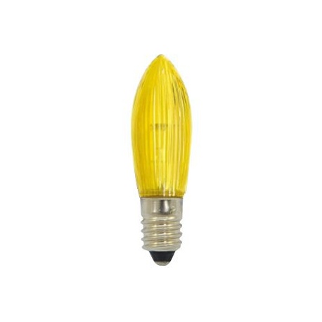 14V/3W žiarovka, E10, žltá