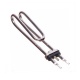 6124/102 ohrievacie teleso 2400W/230V, poniklované, dĺžka 358