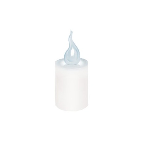 LED sviečka, 2xR6, biely plameň