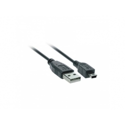 USB 2.0 A konektor - USB B mini konektor, 2m