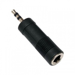 Adaptér Jack 6,3 F stereo/Jack 3,5 M stereo