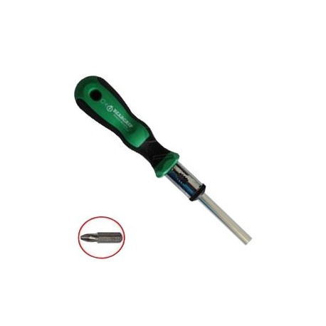 Račňový skrutkovač sólo séria 2K 3012 rukoväť, Beargrip na blistry (B-T)