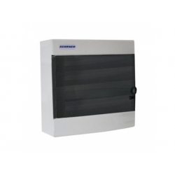 3x12 modulov, IP40, nástenná rozvodnica, dvere dymové