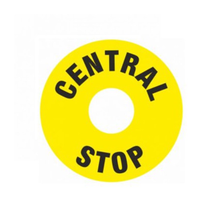 CENTRAL STOP priemer 60mm, nálepka