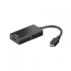 USB 2.0 hHDMI zásuvka, USB B micro vidlica, 0,06 m