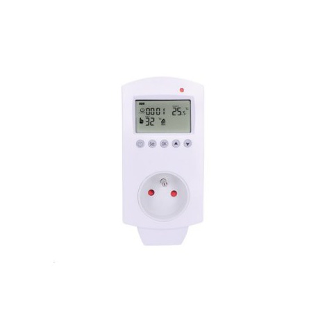DT40 termostaticky spínaná zásuvka, zásuvkový termostat, 230V/16A