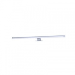 LED svietidlo nad zrkadlo, 12W, IP44, 900lm, 4000K, 60cm, strieborné