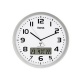 Extra, nástenné hodiny riadené rádiovým signálom, s dátumom a teplotou