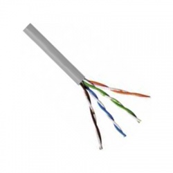 UTP kábel 4x2xAWG24 Cat.5e, PVC plášť, šedý