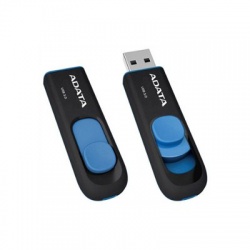 32GB USB kľúč, 3.0 výsuvný konektor, čierno - modrý
