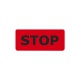 STOP 14x6,5mm, nálepka