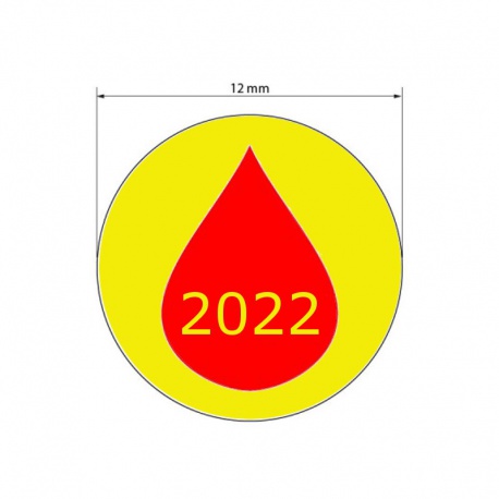 SLZA 2022 12x12mm, nálepka