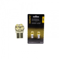 LED014Wblister A-LED 12V (W5W) W2,1x9,5d číra 4xSMD 2ks