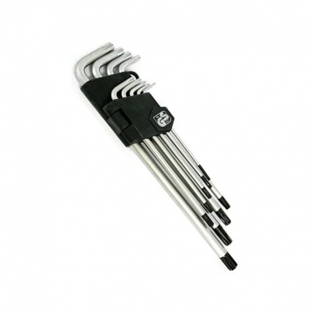 HK0259 sada Torx kľúčov, T10-T50, 9 dielna, zástrčná