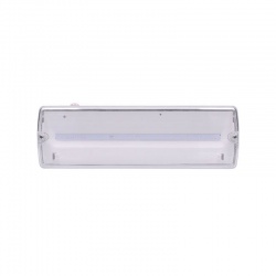 3,2W, 3h, IP65 LED núdzové svietidlo, testovacie tlačidlo
