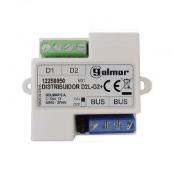 D2L-G2+ 2-výstupový distribútor pre systém G2+