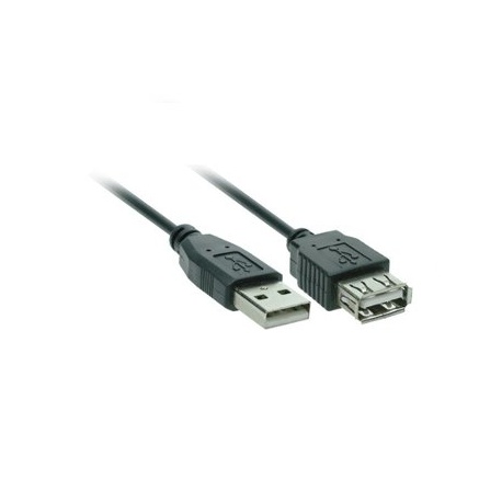 USB 2.0 A konektor - USB 2.0 A zdierka, 2m