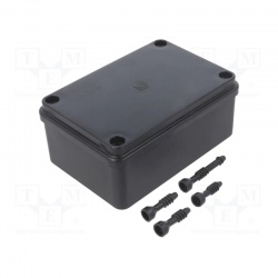 S-BOX 216C, 120x80x50 krabica IP56, čierna