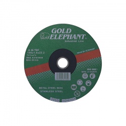 Kotúč Gold Elephant 41AA 125x1,6x22,2 mm, rezný na kov a nerez A46TBF