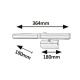 Picture light, lampa na obraz, E14, 2 x 40W sat. chróm