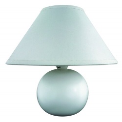 Ariel, keramicka, stolová lampa,E14, 40W, biele