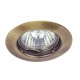 Spot relight, 50W, GU5,3, 12V, zapustené svietidlo, bronz