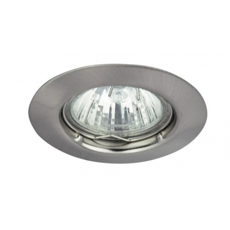 Spot relight, 50W, GU5,3, 12V, zapustené svietidlo, saténový chróm