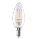 Filament-LED, E14, 4,2W, teplá biela, LED žiarovka