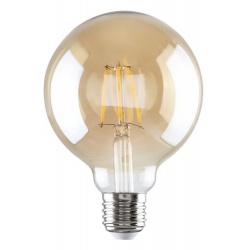Filament-LED, E27, 5,4W, teplá biela, LED žiarovka