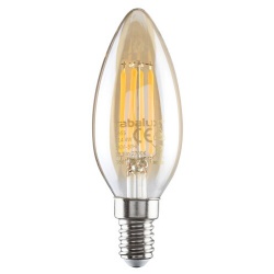 Filament-LED, E14, 4,2W, teplá biela, LED žiarovka