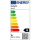 LED stmievateľná stolná lampička s displejom, 6W, voľba teploty svetla, biely lesk