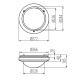 MARC DL-60 1x60W E27 prisadené svietidlo