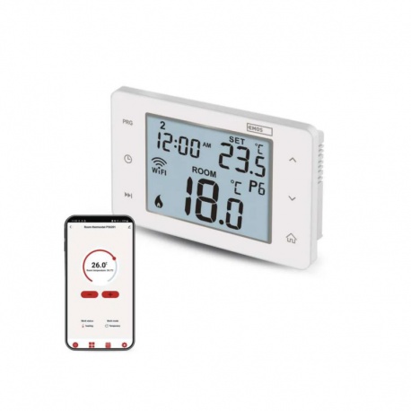 Izbový programovateľný drôtový WiFi GoSmart termostat