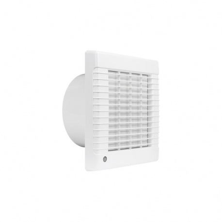 Ventilátor do kúpeľne s automatickou žalúziou bez prídavných funkcií O 100 mm, výkonnejší