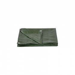 Plachta Tarpaulin Light 4x5 m, 65 g/m, zakrývacia plachta, zelená, s okami