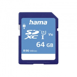 Hama SDXC 64 GB Class 10, UHS-I 90 MB/s, V10