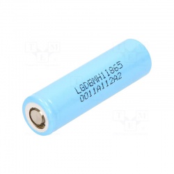Aku: Li-Ion 18650,MR18650 3,6V 3200mAh O18,4x65,1mm 10A