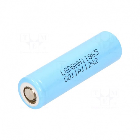 Aku: Li-Ion 18650,MR18650 3,6V 3200mAh O18,4x65,1mm 10A