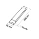 Q-30B 9W LED BATTEN LIGHT podlinkové svetlo - biele QTEC