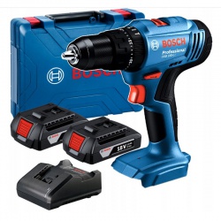 GSR 180-LI 18V, AKU vŕtací skrutkovač + 2x 2Ah, nabíjačka, kufor